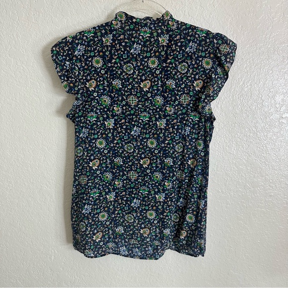 Tory Burch Printed Ruffle Shell Top size 4 - Picture 12 of 12
